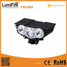 1200 Lumens Rechargeable LED Headlamp Multifonctions LED Bike Light